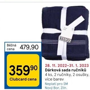 Sada ručníků Tesco