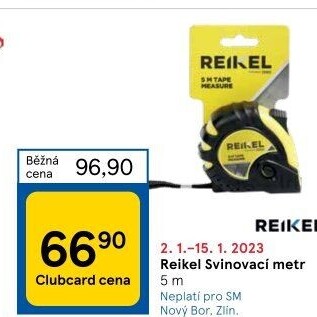 Svinovací metr Reikel