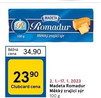 Sýr Romadur Madeta