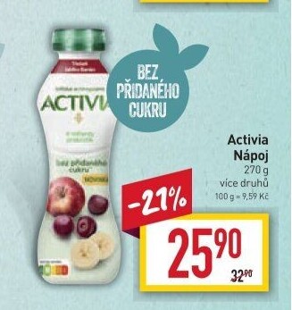 Jogurtový nápoj Activia Danone