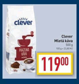 Mletá káva Clever