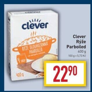 Rýže parboiled dlouhozrnná Clever