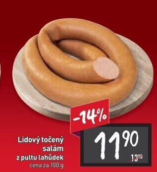 Salám Lidový točený