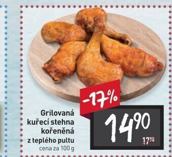 Stehno kuřecí grilované
