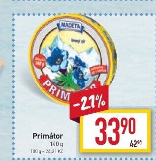 Sýr tavený Primátor Madeta