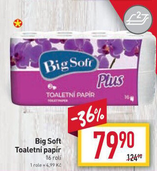 Toaletní papír 2vrstvý Big Soft
