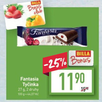 Tyčinka Fantasia Danone
