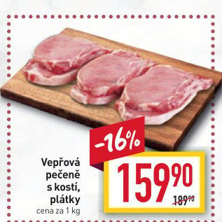 Vepřová pečeně s kostí