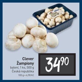 Žampiony Clever