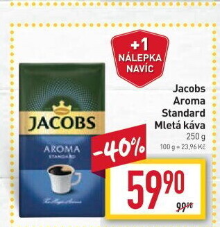 Mletá káva Jacobs Aroma Standard
