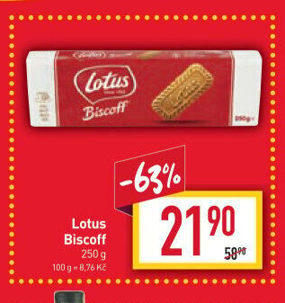Sušenky Biscoff Lotus