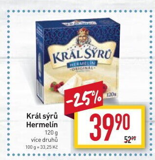 Sýr Hermelín Král sýrů