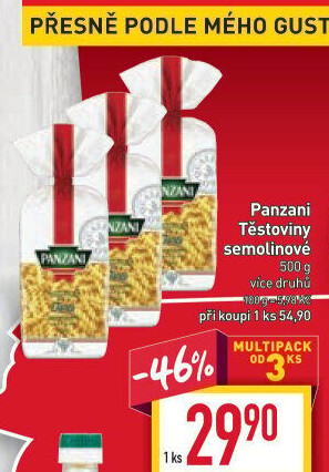 Těstoviny Panzani