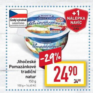 Tradiční pomazánkové Jihočeské Madeta