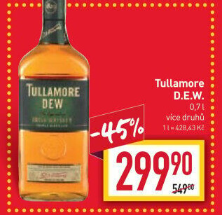 Whisky irská Tullamore Dew