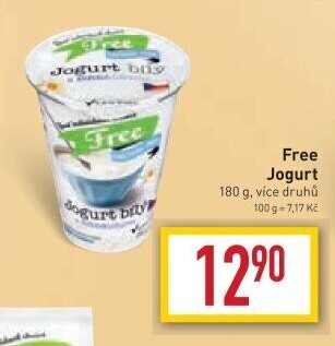 Bílý jogurt bez laktózy Laktose Free