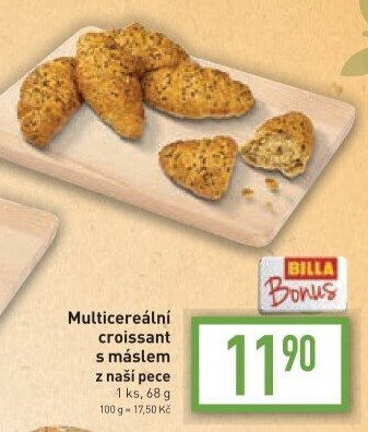 Croissant multicereální