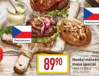 Hovězí mleté maso speciál