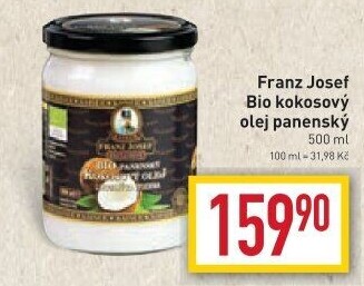 Kokosový olej bio Exclusive Franz Josef Kaiser
