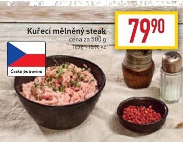 Kuřecí steak mletý