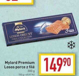 Losos filé mražený Premium Mylord