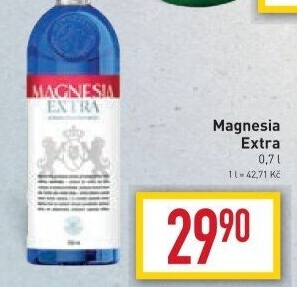 Přírodní voda Magnesia Extra