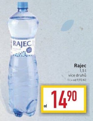 Přírodní voda Rajec