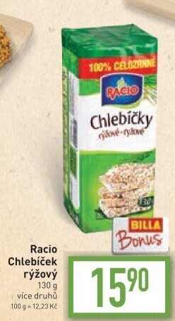 Rýžové chlebíčky Racio