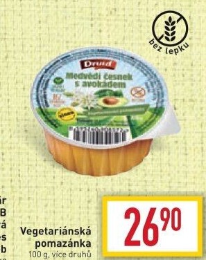 Vegetariánská pomazánka Druid