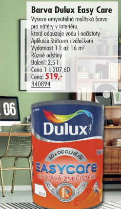 Barva interiérová Easycare Dulux