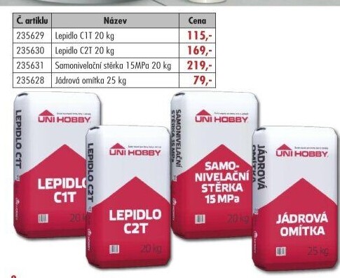 Lepidlo C1T Uni Hobby