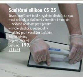 Silikon sanitární CS25 Ceresit