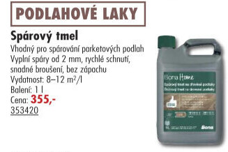 Spárový tmel na dřevěné podlahy Bona Home