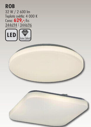 Stropní LED svítidlo Rob Rabalux