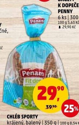 Chléb Sporty Fit den Penam