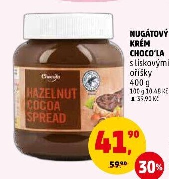 Čokokrém oříškovo-nugátový Choco'