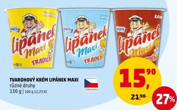 Dezert Lipánek Madeta