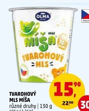Dezert Tvarohový mls Míša Olma