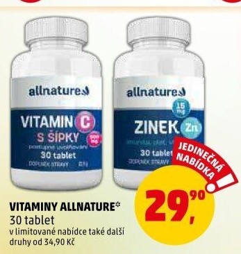 Doplněk stravy Vitamíny Allnature