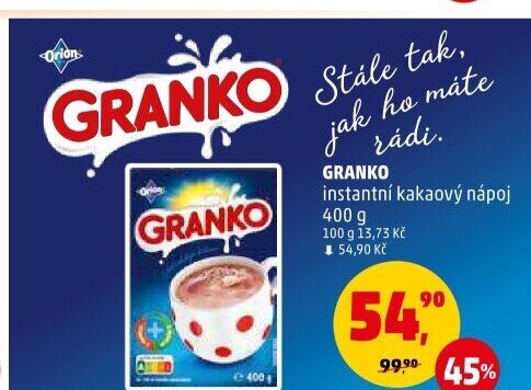 Instantní kakao Granko