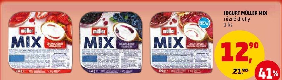 Jogurt Müller Mix