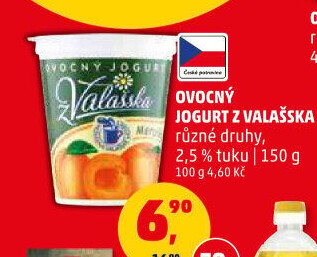 Jogurt ovocný z Valašska Mlékárna Valašské Meziříčí