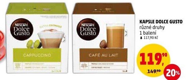 Kapsle Dolce Gusto Nescafé