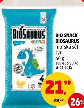 Křupky kukuřičné bez lepku Biosaurus