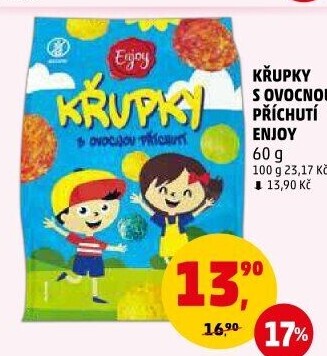 Křupky kuličky ovocné Enjoy