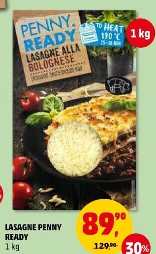 Lasagne Penny Ready