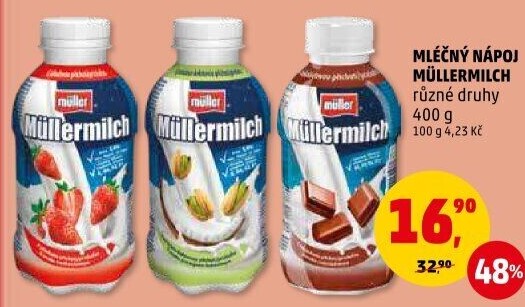 Nápoj mléčný Müllermilch Müller
