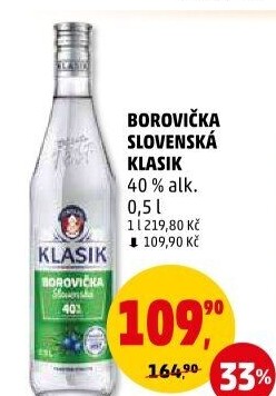Pálenka Borovička slovenská Klasik St. Nicolaus