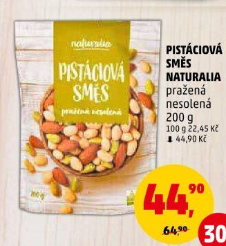 Pistáciová směs pražená Naturalia