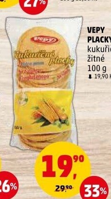 Placky kukuřičné Vepy
